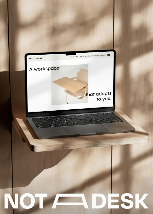 Branding voor NOT A DESK